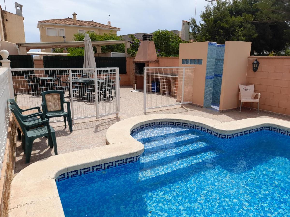 Chalet Muy Cerca De La Playa Con Piscina Privada Dehesa de Campoamor  Luaran gambar